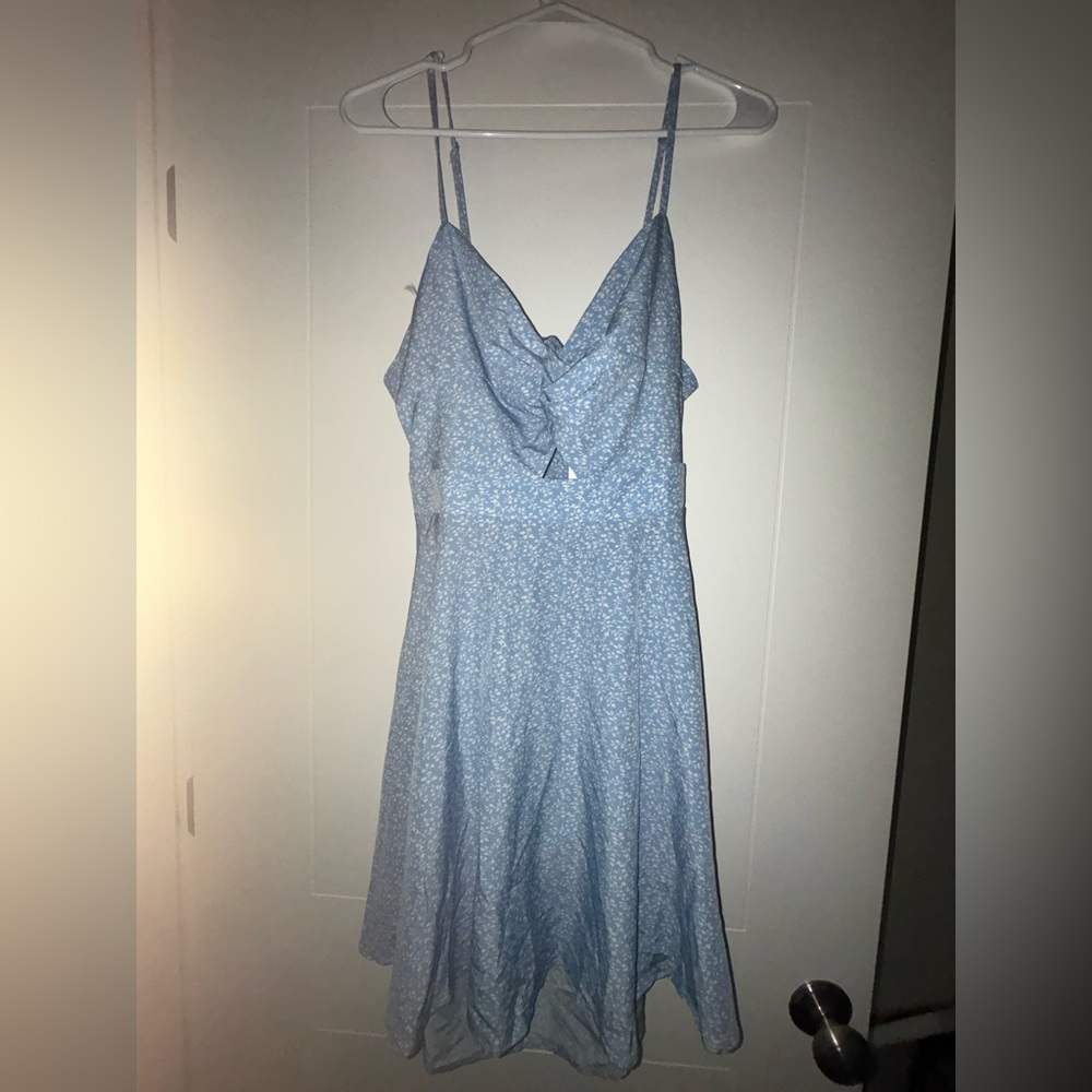 Light Blue Floral Dress